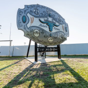 World's Largest Belt Buckle - Abilene, KS