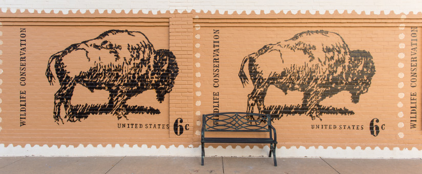 Bison_Mural_Abilene_KS