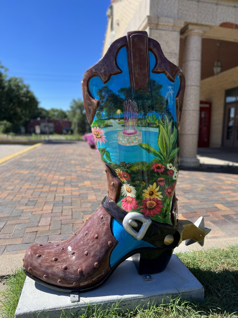 Rose-Garden-Cowboy-Boot-Abilene,KS