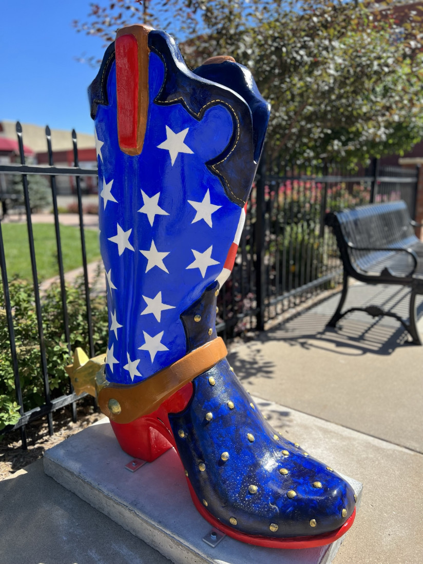 Patriotism-Cowboy-Boot-Abilene,KS