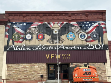 Abilene Celebrates America 250 Mural - Abilene, KS