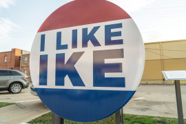 Worlds-Largest-I-Like-Ike-Button-Abilene,KS